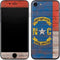 North Carolina Flag Dark Wood iPhone SE (2nd & 3rd Gen) Skin
