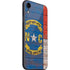 North Carolina Flag Dark Wood iPhone SE (2nd & 3rd Gen) Skin