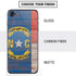 North Carolina Flag Dark Wood iPhone SE (2nd & 3rd Gen) Skin