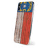 North Carolina Flag Dark Wood iPhone X Skin