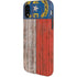 North Carolina Flag Dark Wood iPhone XR Pro Case