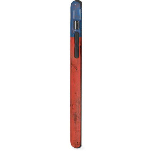 North Carolina Flag Dark Wood iPhone XR Pro Case