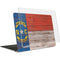 North Carolina Flag Dark Wood MacBook Air 13in (2020) Case plus Skin