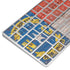North Carolina Flag Dark Wood Magic Keyboard Skin