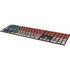 North Carolina Flag Dark Wood Magic Keyboard with Numeric Keypad Skin