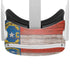 North Carolina Flag Dark Wood Oculus Quest 2 Skin