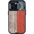 North Carolina Flag Dark Wood Otterbox Defender iPhone Skin