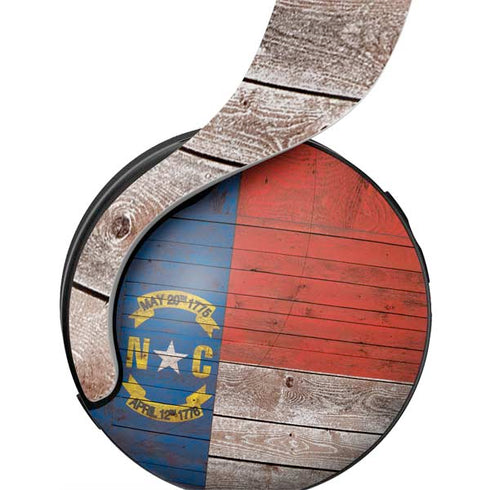 North Carolina Flag Dark Wood PULSE 3D Wireless Headset for PS5 Skin
