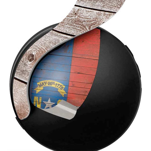 North Carolina Flag Dark Wood PULSE 3D Wireless Headset for PS5 Skin