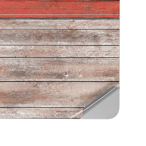 North Carolina Flag Dark Wood Surface Laptop Studio Skin