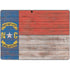 North Carolina Flag Dark Wood Surface Pro 8 Skin