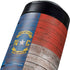 North Carolina Flag Dark Wood Yeti Colster Can Insulator Skin
