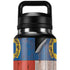 North Carolina Flag Dark Wood YETI Rambler 36oz Bottle Skin