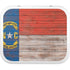 North Carolina Flag Dark Wood YETI Roadie 24 Hard Cooler Skin