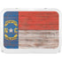 North Carolina Flag Dark Wood YETI Tundra 35 Hard Cooler Skin