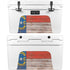 North Carolina Flag Dark Wood YETI Tundra 45 Hard Cooler Skin