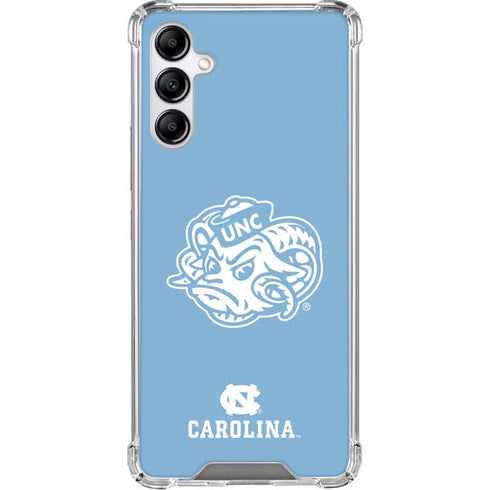 University of North Carolina Mascot Galaxy A15 5G Clear Case