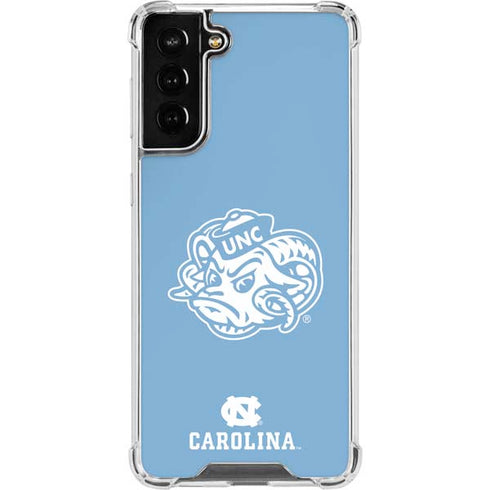North Carolina Mascot Galaxy S21 FE Clear Case