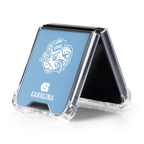 University of North Carolina Mascot Galaxy Z Flip5 5G Clear Case