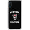 North Carolina State University NC Wolfpack Galaxy A10e Clear Case