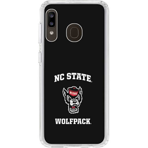 North Carolina State University NC Wolfpack Galaxy A20 Clear Case