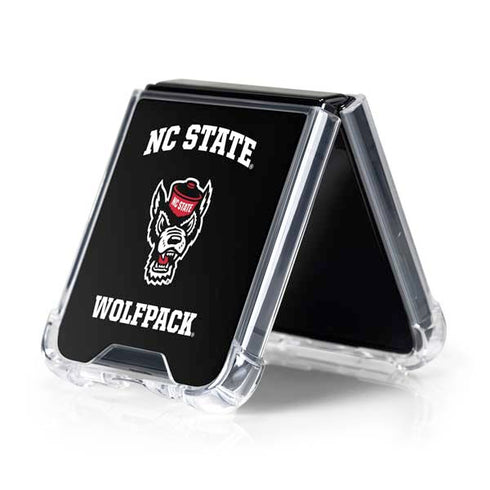 North Carolina State University NC Wolfpack Galaxy Z Flip5 5G Clear Case