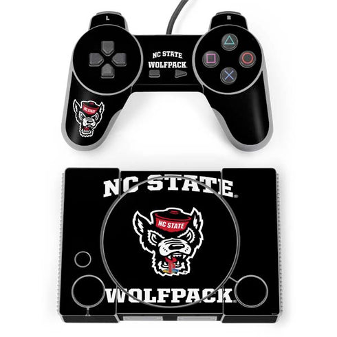 North Carolina State University NC Wolfpack PlayStation Classic Bundle Skin
