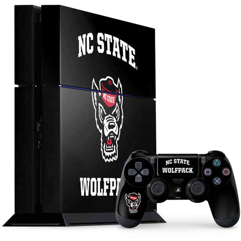 North Carolina State University NC Wolfpack PS4 Console and Controller Bundle Skin
