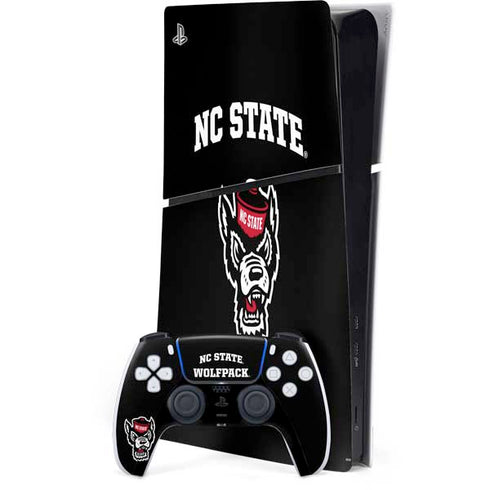 North Carolina State University NC Wolfpack PS5 Slim Digital Edition Bundle Skin