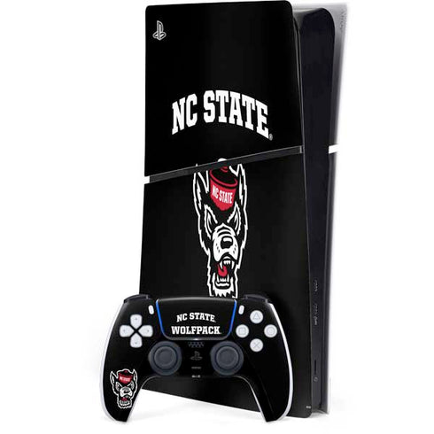 North Carolina State University NC Wolfpack PS5 Slim Digital Edition Console Skin