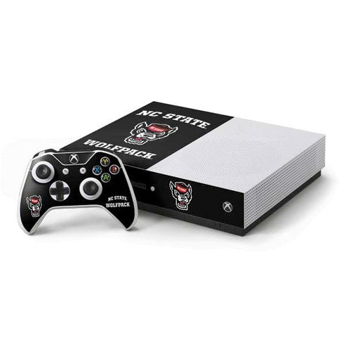 North Carolina State University NC Wolfpack Xbox One S Console and Controller Bundle Skin