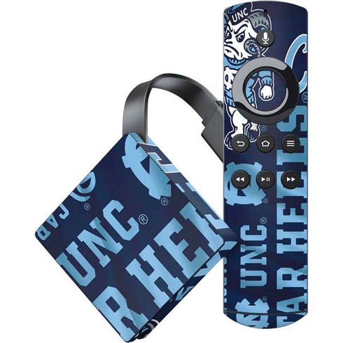 North Carolina Tar Heels Amazon Fire TV Skin