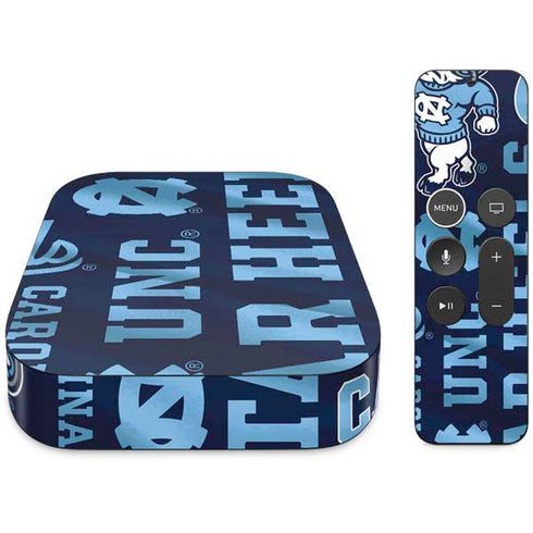 North Carolina Tar Heels Apple TV 4K Skin