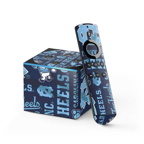 North Carolina Tar Heels Fire TV Cube Skin