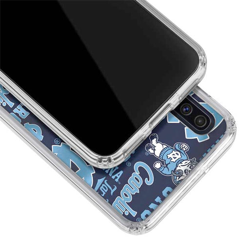 North Carolina Tar Heels Galaxy A50 Clear Case