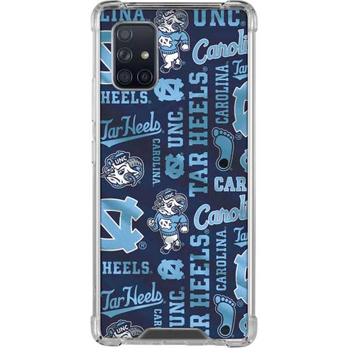 North Carolina Tar Heels Galaxy A71 5G Clear Case