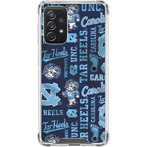 North Carolina Tar Heels Galaxy A72 5G Clear Case