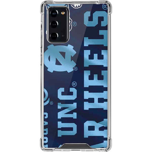 North Carolina Tar Heels Galaxy Note20 5G Clear Case