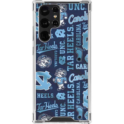 North Carolina Tar Heels Galaxy S22 Ultra Clear Case