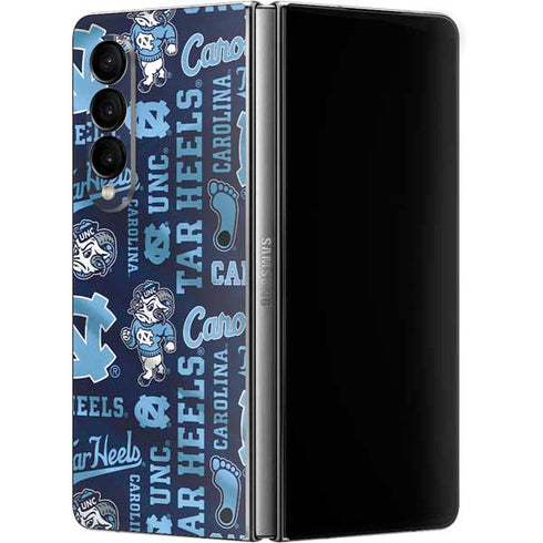 North Carolina Tar Heels Galaxy Z Fold4 5G Skin