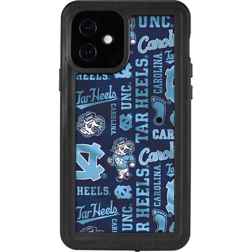 North Carolina Tar Heels iPhone 12 Waterproof Case