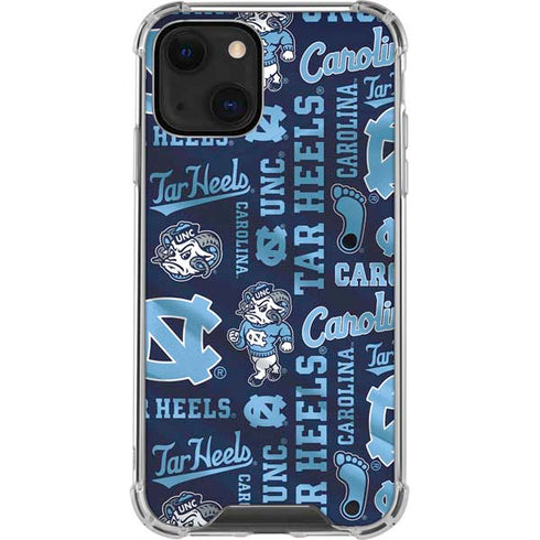 North Carolina Tar Heels iPhone 14 Clear Case