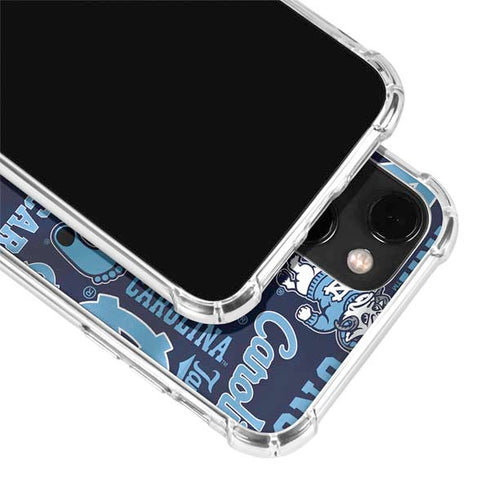 North Carolina Tar Heels iPhone 14 Plus Clear Case