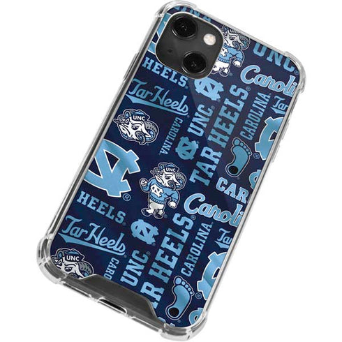North Carolina Tar Heels iPhone 14 Plus Clear Case