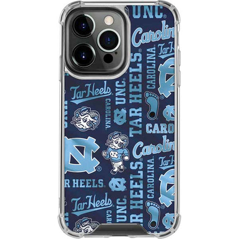 North Carolina Tar Heels iPhone 14 Pro Clear Case