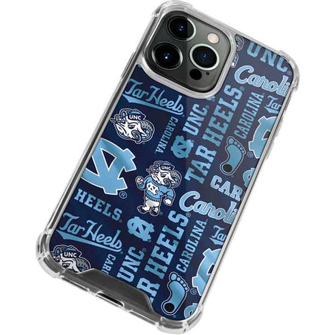 North Carolina Tar Heels iPhone 14 Pro Clear Case