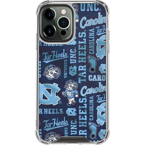 North Carolina Tar Heels iPhone 14 Pro Max Clear Case