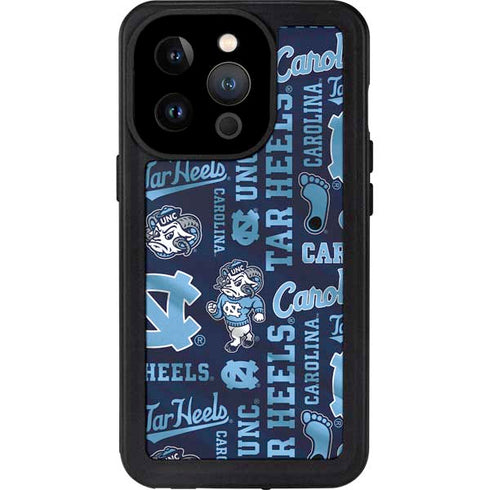North Carolina Tar Heels iPhone 14 Pro Waterproof Case