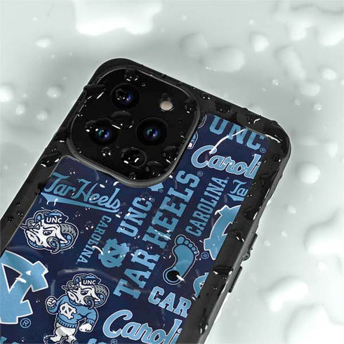 North Carolina Tar Heels iPhone 14 Pro Waterproof Case
