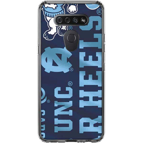 University of North Carolina Tar Heels LG K51/Q51 Clear Case